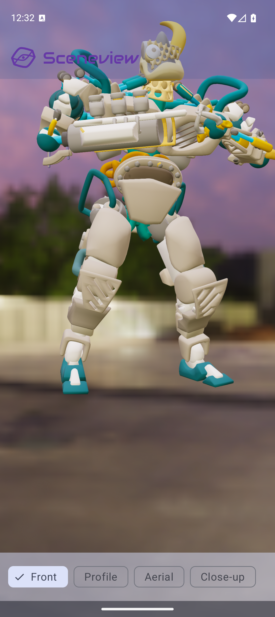 glTF Camera — real screenshot